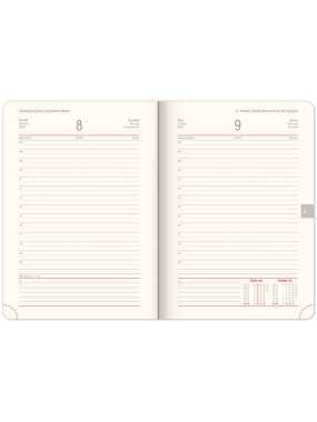 Diář (Diamante 2026) - 15 x 21 x 3 cm > modrá > denní A5