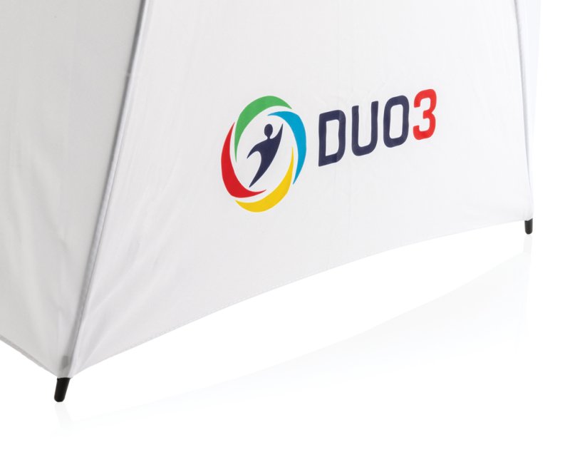21" bambus auto-open/close deštník Impact ze 190T RPET > bílá