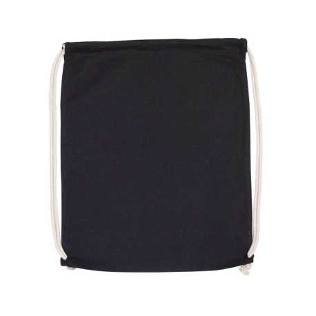 Batoh (KIMOOD ORGANIC COTTON BACKPACK WITH Drawstring CARRY HANDLES)>černá