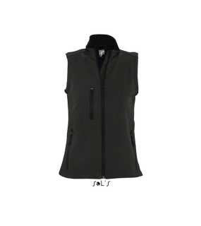 Dámská vesta(SOLS WOMEN SLEEVELESS SOFTSHELL JACKET)>černá>XL