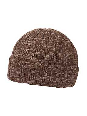 Zimní čepice> hnědá