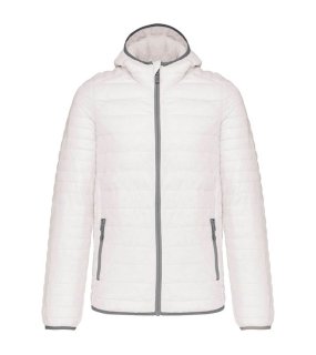 Pánská bunda (Kariban "MEN'S LIGHTWEIGHT HOODED DOWN JACKET")>bílá>XL