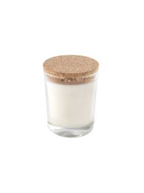 Vonná svíčka s korkovým víkem (120g) > transparentní