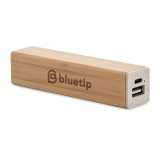 Bambusová powerbanka 2200 mAh > hnědá (wood)
