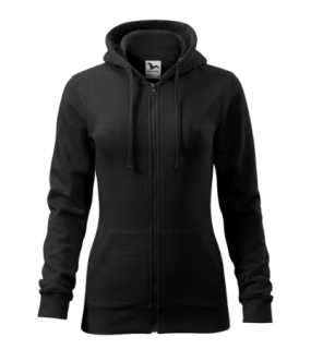 Dámská mikina (MALFINI Trendy Zipper) > černá > M