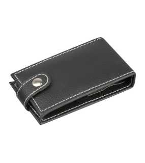 Manikúrová sada v koženém pouzdru > černá