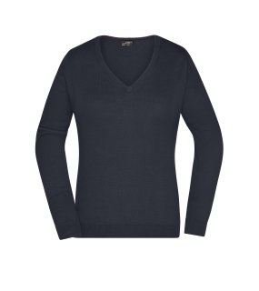 Dámský svetr (JN Ladies' V-Neck Pullover)>černá>M
