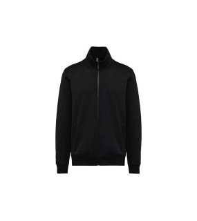 Pánská bunda (Kariban MEN'S FLEECE CADET JACKET) > černá > L