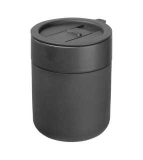 Keramický pohár se silikonovým povrchem, 340ml > šedá (anthracite)