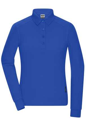 Dámská polokošile (DAIBER Ladies Workwear-Longsleeve Polo)>modrá (royal)>2XL