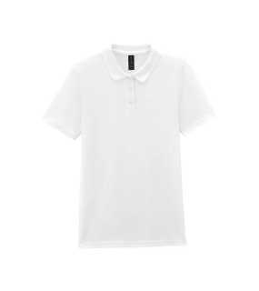 Dámská polokošile (GILDAN SOFTSTYLE® LADIES' DOUBLE PIQUÉ POLO) > bílá > L