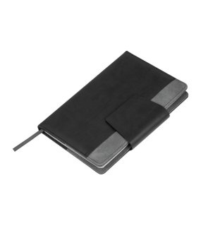 Linkovaný zápisník A5 Asunción > šedá (antracit)