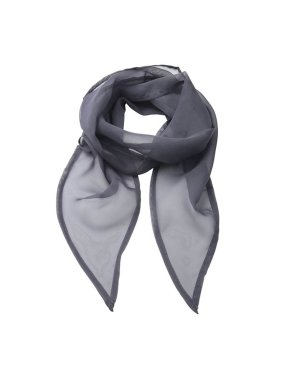 Dámská šátek (PREMIER WOMENS COLOURS Chiffon SCARF)>šedá (steel)