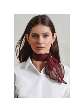 Dámská šátek (PREMIER WOMENS COLOURS Chiffon SCARF)>bordó