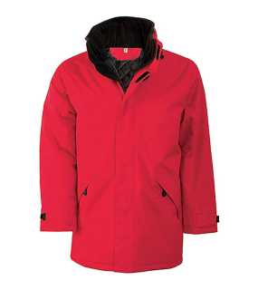 Dětská bunda (Kariban "PARKA KIDS - KIDS 'PARKA")>červená>10/12