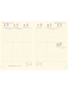 Diář s gumičkou (Memory 2026) - 14,5 x 20,5 cm > modrá (dark) > týdenní A5