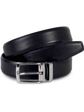 Pásek (K-UP "LEATHER BELT - 30MM")>černá