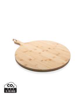 Kulatá servírovací deska z bambusu Ukiyo, hnědá