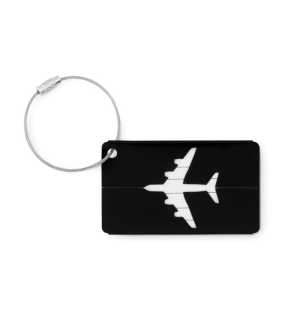 Jmenovka na zavazadla> černá