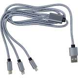 USB kabely> stříbrná