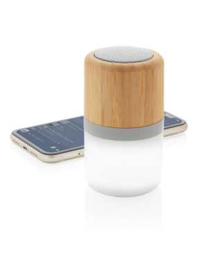 Bambusový reproduktor 3W s náladovým světlem, bílá> bílá