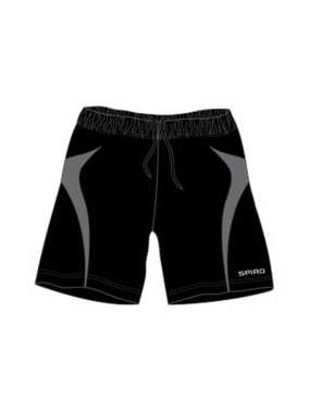 Unisex krátké kalhoty (SPIRO UNISEX MICROLITE TEAM SHORTS)>černá / šedá>L