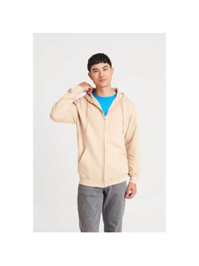 Pánská mikina (AWDis FULL ZIP HOODIE)>černá (jet)>5XL