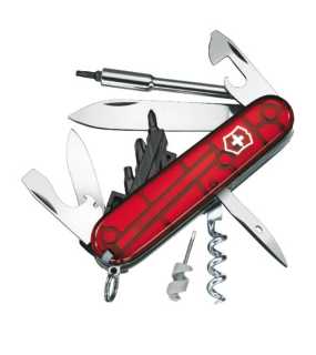 Kapesní nožík CyberTool 29 >  červená (transparent)